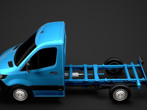 freightliner sprinter chassis single cab l1 fwd 2019 3D Model