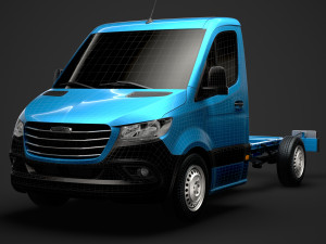 freightliner sprinter chassis single cab l1 fwd 2019 3D Model