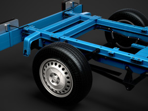 freightliner sprinter chassis single cab l1 fwd 2019 3D Model