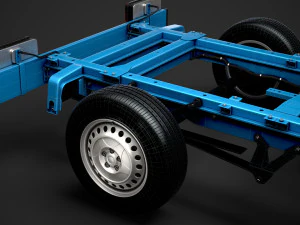 freightliner sprinter chassis single cab l1 fwd 2019 3D Model