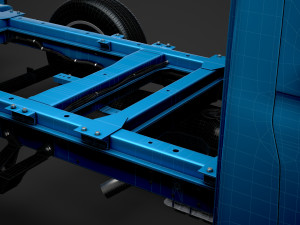 freightliner sprinter chassis single cab l1 fwd 2019 3D Model