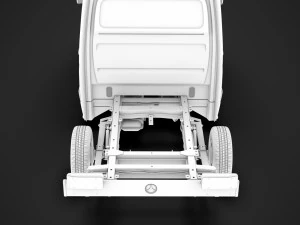 mercedes sprinter chassis crew cab l1 fwd 2019 3D Model