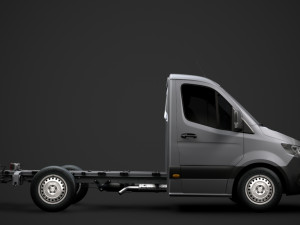 mercedes sprinter chassis single cab l1 fwd 2019 3Dモデル