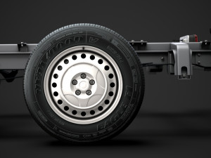 mercedes sprinter chassis single cab l1 fwd 2019 3Dモデル