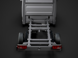 mercedes sprinter chassis single cab l1 fwd 2019 3Dモデル