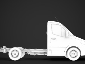 mercedes sprinter chassis single cab l1 fwd 2019 3Dモデル