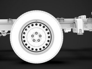 mercedes sprinter chassis single cab l1 fwd 2019 3Dモデル