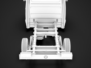 mercedes sprinter chassis single cab l1 fwd 2019 3Dモデル