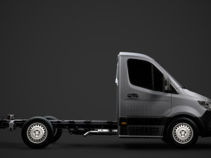 mercedes sprinter chassis single cab l1 fwd 2019 3Dモデル