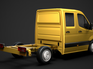 ram sprinter chassis crew cab l1 fwd 2019 Modelo 3D