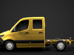 ram sprinter chassis crew cab l1 fwd 2019 Modelo 3D