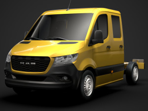 ram sprinter chassis crew cab l1 fwd 2019 Modelo 3D