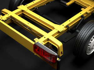 ram sprinter chassis crew cab l1 fwd 2019 Modelo 3D