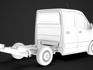 ram sprinter chassis crew cab l1 fwd 2019 Modelo 3D
