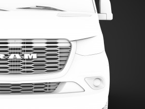 ram sprinter chassis crew cab l1 fwd 2019 Modelo 3D