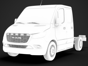 ram sprinter chassis crew cab l1 fwd 2019 Modelo 3D