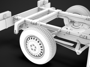 ram sprinter chassis crew cab l1 fwd 2019 Modelo 3D