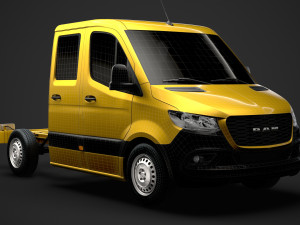 ram sprinter chassis crew cab l1 fwd 2019 Modelo 3D