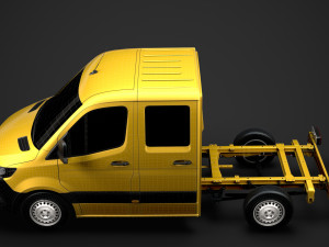 ram sprinter chassis crew cab l1 fwd 2019 Modelo 3D