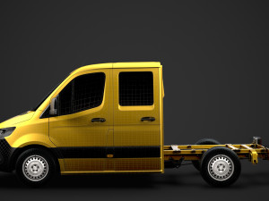 ram sprinter chassis crew cab l1 fwd 2019 Modelo 3D