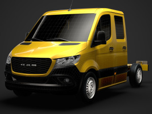 ram sprinter chassis crew cab l1 fwd 2019 Modelo 3D