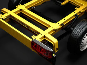 ram sprinter chassis crew cab l1 fwd 2019 3D Модель