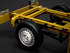 ram sprinter chassis crew cab l1 fwd 2019 Modelo 3D