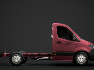 ram sprinter chassis single cab l1 fwd 2019 3D 모델