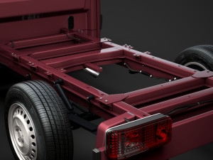 ram sprinter chassis single cab l1 fwd 2019 3D 모델