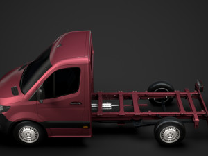 ram sprinter chassis single cab l1 fwd 2019 3D 모델