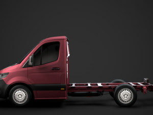 ram sprinter chassis single cab l1 fwd 2019 3D 모델