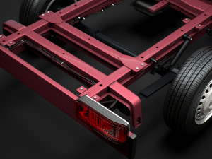 ram sprinter chassis single cab l1 fwd 2019 3D 모델