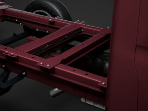 ram sprinter chassis single cab l1 fwd 2019 3D 모델