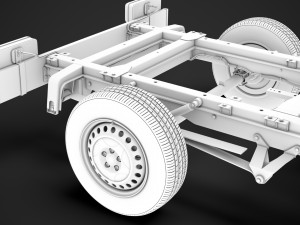 ram sprinter chassis single cab l1 fwd 2019 3D 모델