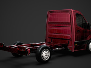 ram sprinter chassis single cab l1 fwd 2019 3D 모델