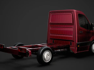 ram sprinter chassis single cab l1 fwd 2019 3D Model