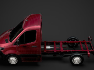 ram sprinter chassis single cab l1 fwd 2019 3D 모델