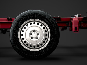 ram sprinter chassis single cab l1 fwd 2019 3D 모델