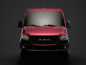 ram sprinter chassis single cab l1 fwd 2019 3D 모델