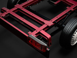 ram sprinter chassis single cab l1 fwd 2019 3D 모델