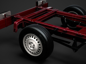 ram sprinter chassis single cab l1 fwd 2019 3D 모델