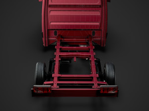 ram sprinter chassis single cab l1 fwd 2019 3D 모델