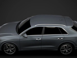 audi sq8 tdi 2020 3D Model