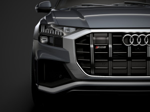 audi sq8 tdi 2020 Model 3D