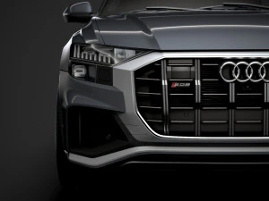 audi sq8 tdi 2020 3D Model