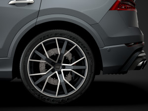 audi sq8 tdi 2020 Model 3D
