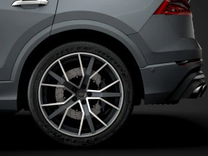 audi sq8 tdi 2020 3D Model