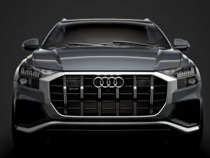 audi sq8 tdi 2020 Model 3D