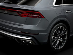 audi sq8 tdi 2020 Model 3D