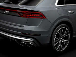 audi sq8 tdi 2020 3D Model
